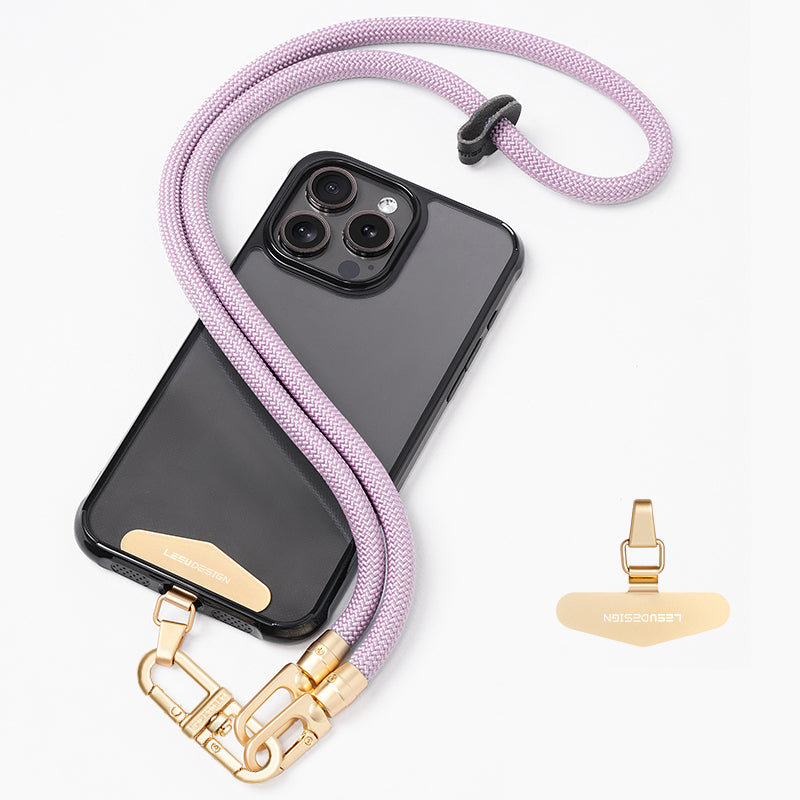 LEEU DESIGN Climbing Series 85cm Phone Lanyard Adjustable Cell Phone Crossbody Neck Rope LEEU DESIGN Climbing Series 85cm Phone Lanyard Adjustable Cell Phone Crossbody Neck Rope